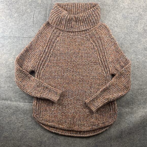 Prana Sweater Womens Small Turtleneck Wool Alpaca Pullover Chunky - Picture 1 of 6